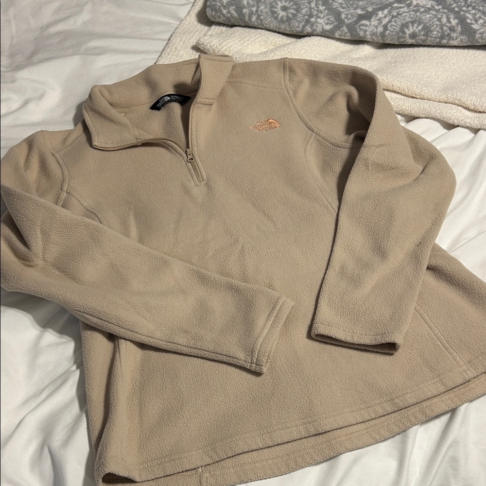 The North Face Tan Fleece Pullover